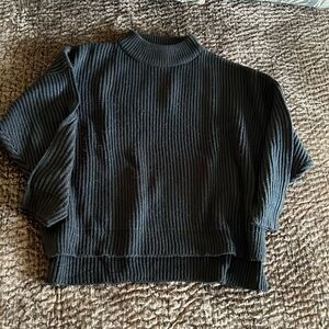 Topshop dark blue Sweater